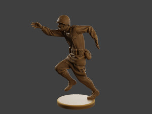 Russian soldier ww2 R3 003 3D Baskı Modeli