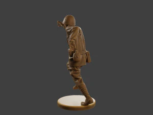 Russian soldier ww2 R3 003 3D Print Model