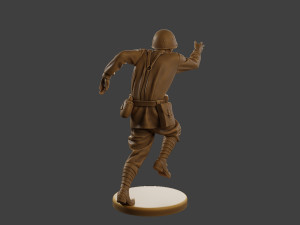 Russian soldier ww2 R3 003 3D Baskı Modeli