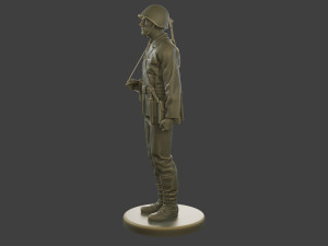 CzechSlovak Communist Soldier CCS1 000 3D 打印模型