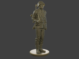 CzechSlovak Communist Soldier CCS1 000 3D 打印模型