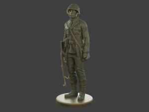 CzechSlovak Communist Soldier CCS1 001 3D Print Model