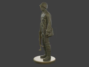 CzechSlovak Communist Soldier CCS1 001 3D Print Model