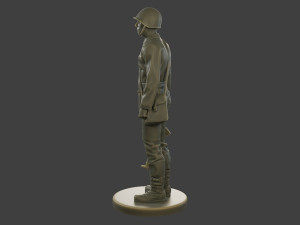 CzechSlovak Communist Soldier CCS1 001 3D Print Model
