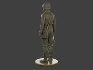 CzechSlovak Communist Soldier CCS1 001 3D Print Model