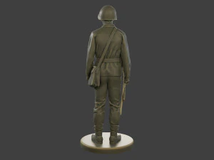 CzechSlovak Communist Soldier CCS1 001 3D Print Model