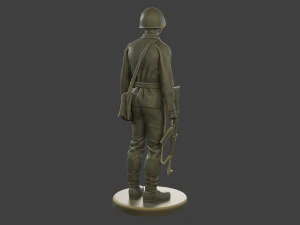 CzechSlovak Communist Soldier CCS1 001 3D Print Model