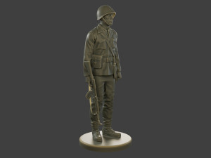 CzechSlovak Communist Soldier CCS1 001 3D Print Model