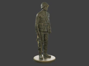 CzechSlovak Communist Soldier CCS1 001 3D Print Model