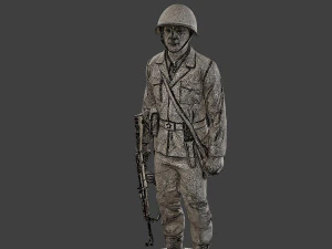 CzechSlovak Communist Soldier CCS1 001 3D Print Model