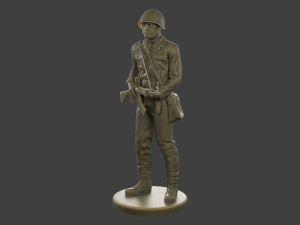 CzechSlovak Communist Soldier CCS1 002 3Dプリントモデル