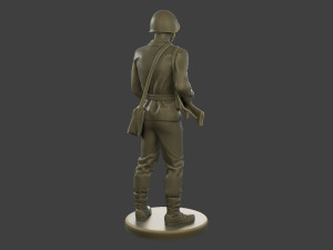 CzechSlovak Communist Soldier CCS1 002 3Dプリントモデル