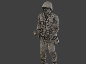 CzechSlovak Communist Soldier CCS1 002 3Dプリントモデル