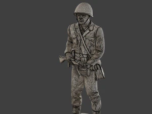 CzechSlovak Communist Soldier CCS1 002 3D Print Model