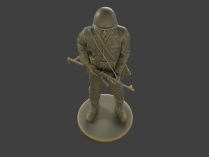 CzechSlovak Communist Soldier CCS1 002 3Dプリントモデル