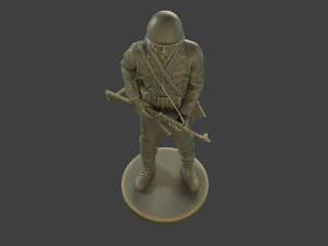 CzechSlovak Communist Soldier CCS1 002 3D Print Model