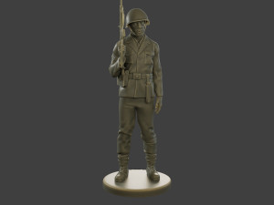 CzechSlovak Communist Soldier CCS1 003 Model do druku 3D