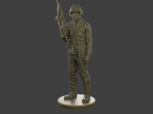 CzechSlovak Communist Soldier CCS1 003 Model do druku 3D