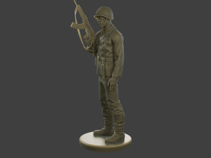 CzechSlovak Communist Soldier CCS1 003 Model do druku 3D
