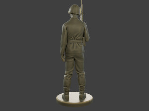 CzechSlovak Communist Soldier CCS1 003 Model do druku 3D
