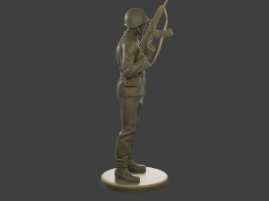 CzechSlovak Communist Soldier CCS1 003 Model do druku 3D