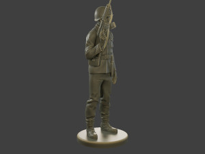 CzechSlovak Communist Soldier CCS1 003 Model do druku 3D