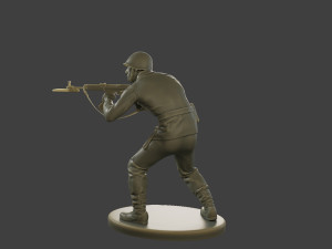 CzechSlovak Communist Soldier CCS1 004 3D 프린트 모델