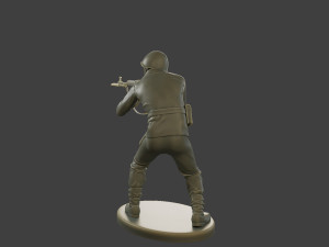 CzechSlovak Communist Soldier CCS1 004 3D 프린트 모델