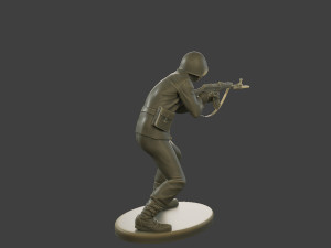 CzechSlovak Communist Soldier CCS1 004 3D 프린트 모델