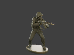 CzechSlovak Communist Soldier CCS1 004 3D 프린트 모델