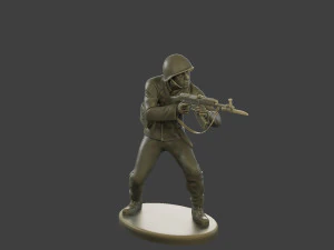 Soldato comunista ceco-slovacco CCS1 004 Modello di stampa 3D