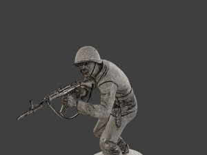 CzechSlovak Communist Soldier CCS1 004 3D 프린트 모델