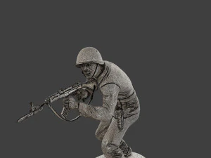 Soldato comunista ceco-slovacco CCS1 004 Modello di stampa 3D