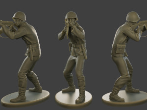 CzechSlovak Communist Soldier CCS1 005 3D Print Model