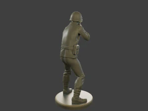 CzechSlovak Communist Soldier CCS1 005 3D Print Model
