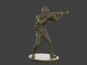 CzechSlovak Communist Soldier CCS1 005 3D प्रिंट मॉडल