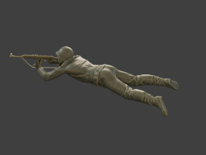 CzechSlovak Communist Soldier CCS1 006 3D 프린트 모델