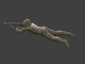 CzechSlovak Communist Soldier CCS1 006 3D Print Model
