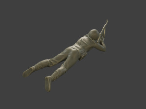 CzechSlovak Communist Soldier CCS1 006 3D 프린트 모델