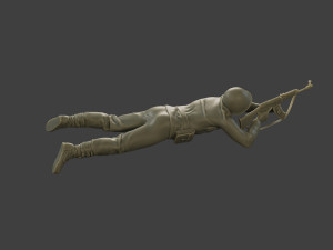 CzechSlovak Communist Soldier CCS1 006 3D 프린트 모델