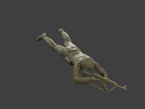 CzechSlovak Communist Soldier CCS1 006 3D 프린트 모델
