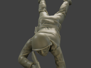 CzechSlovak Communist Soldier CCS1 006 3D 프린트 모델