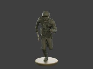 CzechSlovak Communist Soldier CCS1 007 3D Print Model