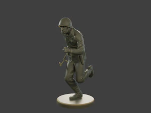 CzechSlovak Communist Soldier CCS1 007 3D Print Model