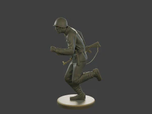 CzechSlovak Communist Soldier CCS1 007 3D Print Model