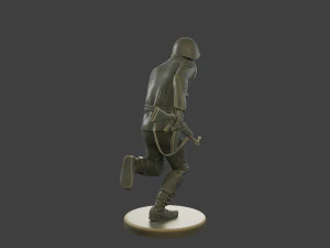 CzechSlovak Communist Soldier CCS1 007 3D Print Model