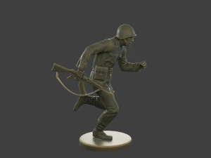 CzechSlovak Communist Soldier CCS1 007 3D Print Model
