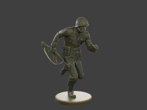 CzechSlovak Communist Soldier CCS1 007 3D Print Model