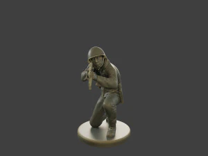 CzechSlovak Communist Soldier CCS1 008 3D Print Model