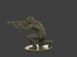 CzechSlovak Communist Soldier CCS1 008 3D Print Model